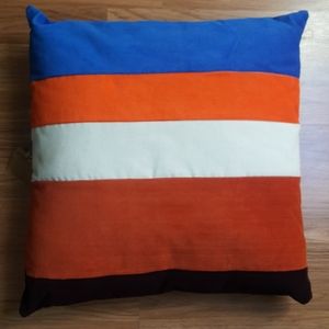 Roy striped corduroy pillow